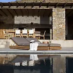 Amra - Secluded Mykonos Haven With Sea Views, Heated Pool, Gym & Hammam ヴィラ
