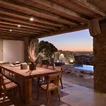 Amra - Secluded Mykonos Haven With Sea Views, Heated Pool, Gym & Hammam ヴィラ Ftelia (Mykonos)