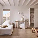 ヴィラ Amra - Secluded Mykonos Haven With Sea Views, Heated Pool, Gym & Hammam Ftelia (Mykonos)