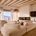 Amra - Secluded Mykonos Haven With Sea Views, Heated Pool, Gym & Hammam ヴィラ