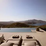 Amra - Secluded Mykonos Haven With Sea Views, Heated Pool, Gym & Hammam ヴィラ *