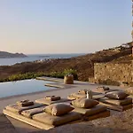 ヴィラ Amra - Secluded Mykonos Haven With Sea Views, Heated Pool, Gym & Hammam *