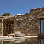 ヴィラ Amra - Secluded Mykonos Haven With Sea Views, Heated Pool, Gym & Hammam Ftelia (Mykonos)