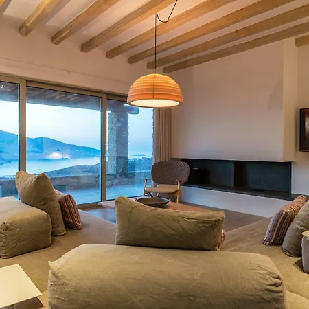 Amra - Secluded Mykonos Haven With Sea Views, Heated Pool, Gym & Hammam فتيليا