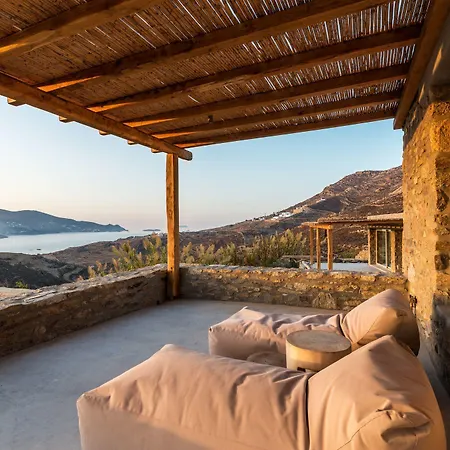 فيلة Amra - Secluded Mykonos Haven With Sea Views, Heated Pool, Gym & Hammam *