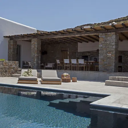 فيلة Amra - Secluded Mykonos Haven With Sea Views, Heated Pool, Gym & Hammam *