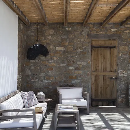 Amra - Secluded Mykonos Haven With Sea Views, Heated Pool, Gym & Hammam فيلة
