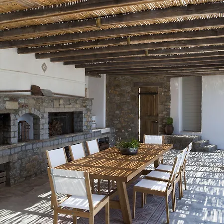 Amra - Secluded Mykonos Haven With Sea Views, Heated Pool, Gym & Hammam فيلة