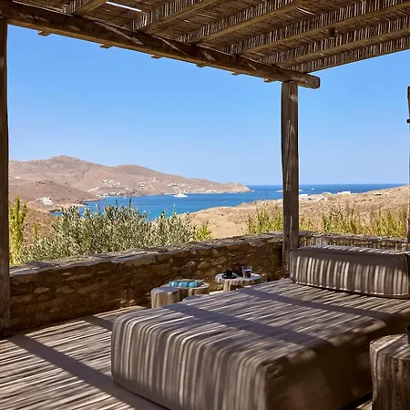 Amra - Secluded Mykonos Haven With Sea Views, Heated Pool, Gym & Hammam Fteliá