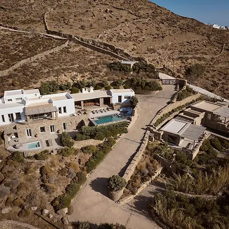 Amra - Secluded Mykonos Haven With Sea Views, Heated Pool, Gym & Hammam Villa Ftelia (Mykonos)