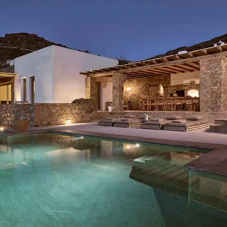 Villa Amra - Secluded Mykonos Haven With Sea Views, Heated Pool, Gym & Hammam