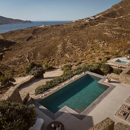 Amra - Secluded Mykonos Haven With Sea Views, Heated Pool, Gym & Hammam Fteliá