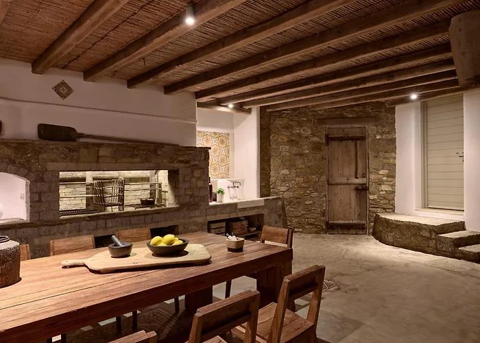 别墅 Amra - Secluded Mykonos Haven With Sea Views, Heated Pool, Gym & Hammam *