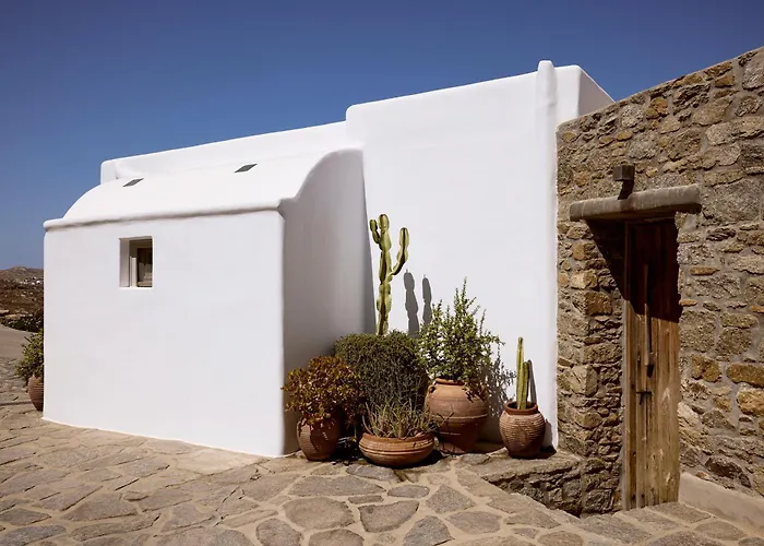 Amra - Secluded Mykonos Haven With Sea Views, Heated Pool, Gym & Hammam 法蒂亚