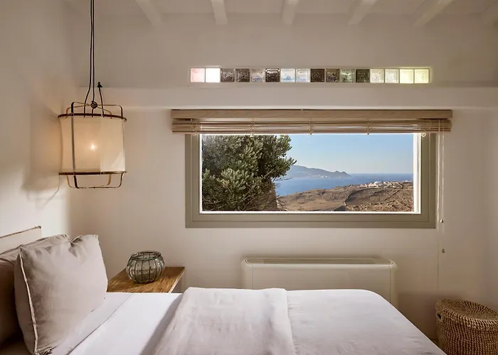 Amra - Secluded Mykonos Haven With Sea Views, Heated Pool, Gym & Hammam *