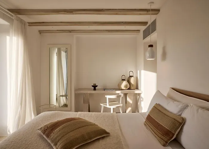 Amra - Secluded Mykonos Haven With Sea Views, Heated Pool, Gym & Hammam 法蒂亚