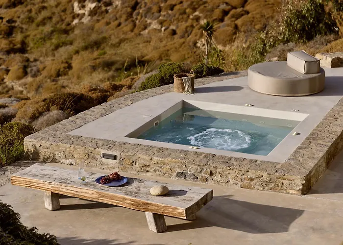 Amra - Secluded Mykonos Haven With Sea Views, Heated Pool, Gym & Hammam