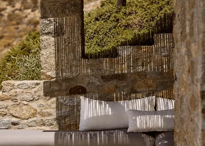 别墅 Amra - Secluded Mykonos Haven With Sea Views, Heated Pool, Gym & Hammam *