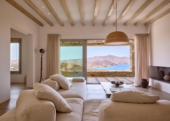 Amra - Secluded Mykonos Haven With Sea Views, Heated Pool, Gym & Hammam