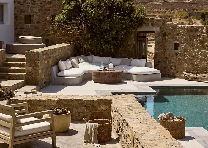 Amra - Secluded Mykonos Haven With Sea Views, Heated Pool, Gym & Hammam * 法蒂亚