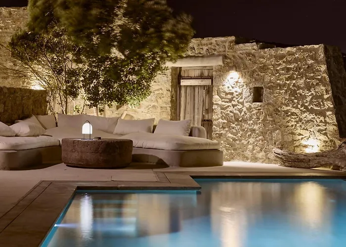 Amra - Secluded Mykonos Haven With Sea Views, Heated Pool, Gym & Hammam * 法蒂亚