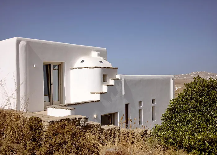 Amra - Secluded Mykonos Haven With Sea Views, Heated Pool, Gym & Hammam Villa *