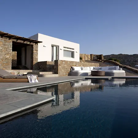 וילה Amra - Secluded Mykonos Haven With Sea Views, Heated Pool, Gym & Hammam