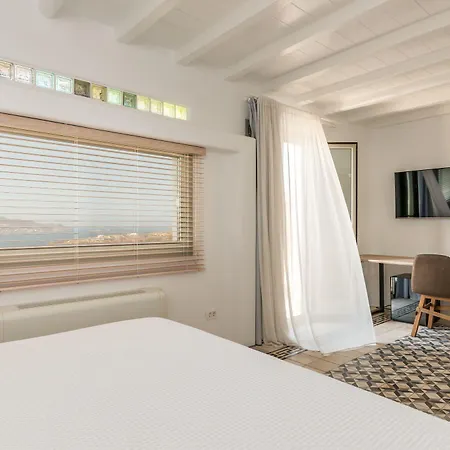 Villa Amra - Secluded Mykonos Haven With Sea Views, Heated Pool, Gym & Hammam Ftelia (Mykonos)