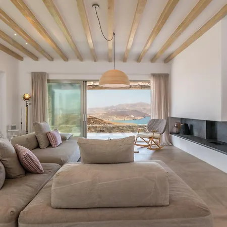 Amra - Secluded Mykonos Haven With Sea Views, Heated Pool, Gym & Hammam