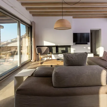 Amra - Secluded Mykonos Haven With Sea Views, Heated Pool, Gym & Hammam Villa *