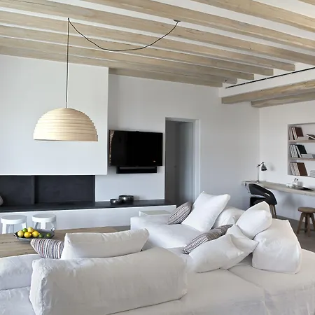 Amra - Secluded Mykonos Haven With Sea Views, Heated Pool, Gym & Hammam Villa *