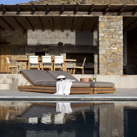 Amra - Secluded Mykonos Haven With Sea Views, Heated Pool, Gym & Hammam Villa