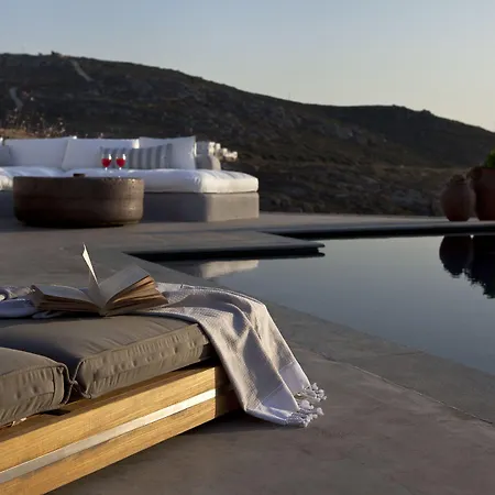 Amra - Secluded Mykonos Haven With Sea Views, Heated Pool, Gym & Hammam * Ftelia (Mykonos)