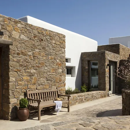 Amra - Secluded Mykonos Haven With Sea Views, Heated Pool, Gym & Hammam וילה