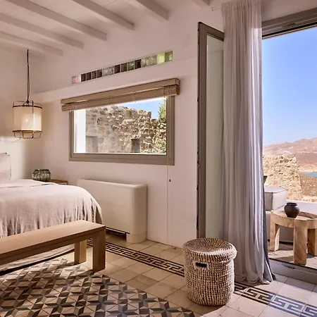 Amra - Secluded Mykonos Haven With Sea Views, Heated Pool, Gym & Hammam ヴィラ Ftelia (Mykonos)