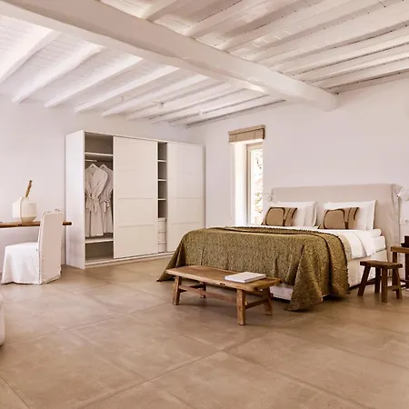 וילה Amra - Secluded Mykonos Haven With Sea Views, Heated Pool, Gym & Hammam