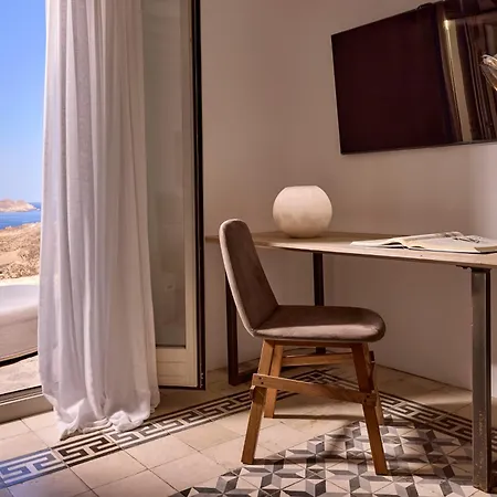 ヴィラ Amra - Secluded Mykonos Haven With Sea Views, Heated Pool, Gym & Hammam *