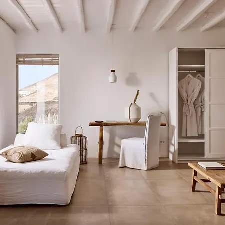 ヴィラ Amra - Secluded Mykonos Haven With Sea Views, Heated Pool, Gym & Hammam Ftelia (Mykonos)