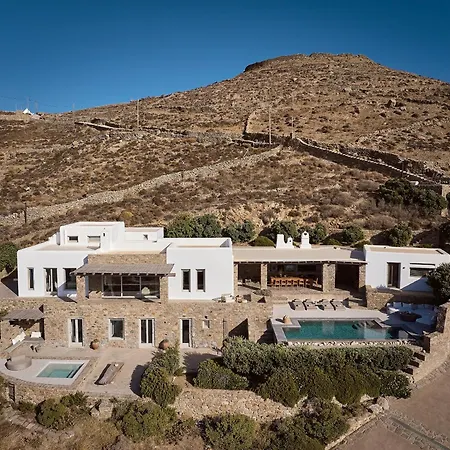 Amra - Secluded Mykonos Haven With Sea Views, Heated Pool, Gym & Hammam וילה *