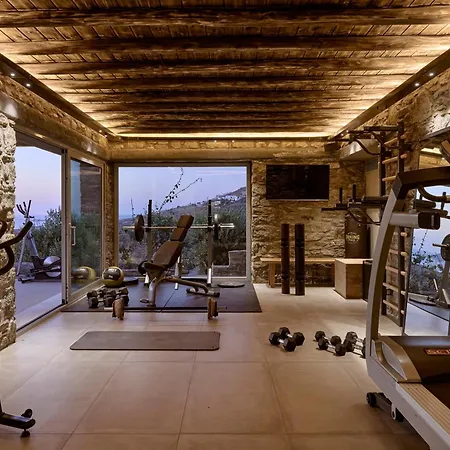 ヴィラ Amra - Secluded Mykonos Haven With Sea Views, Heated Pool, Gym & Hammam *