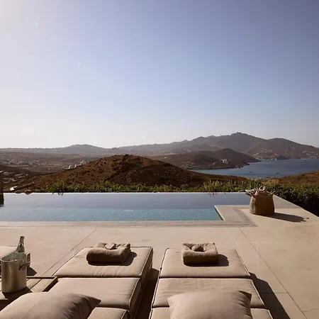 Amra - Secluded Mykonos Haven With Sea Views, Heated Pool, Gym & Hammam Villa *