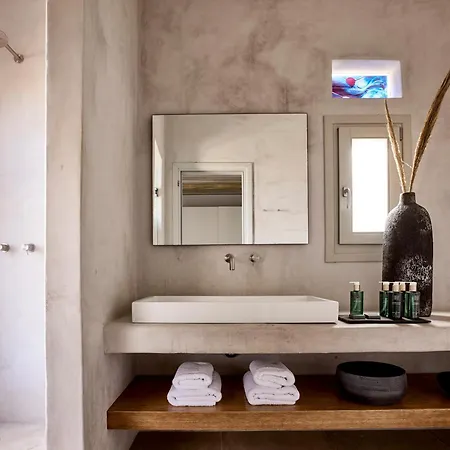 ヴィラ Amra - Secluded Mykonos Haven With Sea Views, Heated Pool, Gym & Hammam