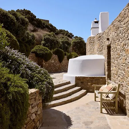 Amra - Secluded Mykonos Haven With Sea Views, Heated Pool, Gym & Hammam ヴィラ