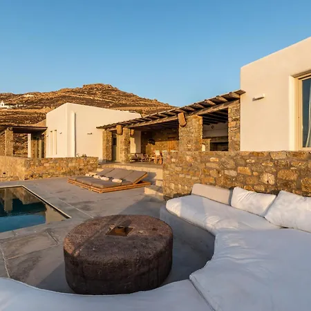 Amra - Secluded Mykonos Haven With Sea Views, Heated Pool, Gym & Hammam וילה *