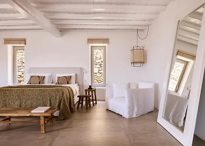 Amra - Secluded Mykonos Haven With Sea Views, Heated Pool, Gym & Hammam
