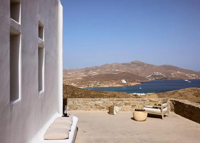 Amra - Secluded Mykonos Haven With Sea Views, Heated Pool, Gym & Hammam Villa