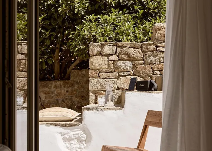 Amra - Secluded Mykonos Haven With Sea Views, Heated Pool, Gym & Hammam *