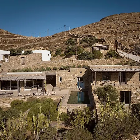 Amra - Secluded Mykonos Haven With Sea Views, Heated Pool, Gym & Hammam * Ftelia (Mykonos)